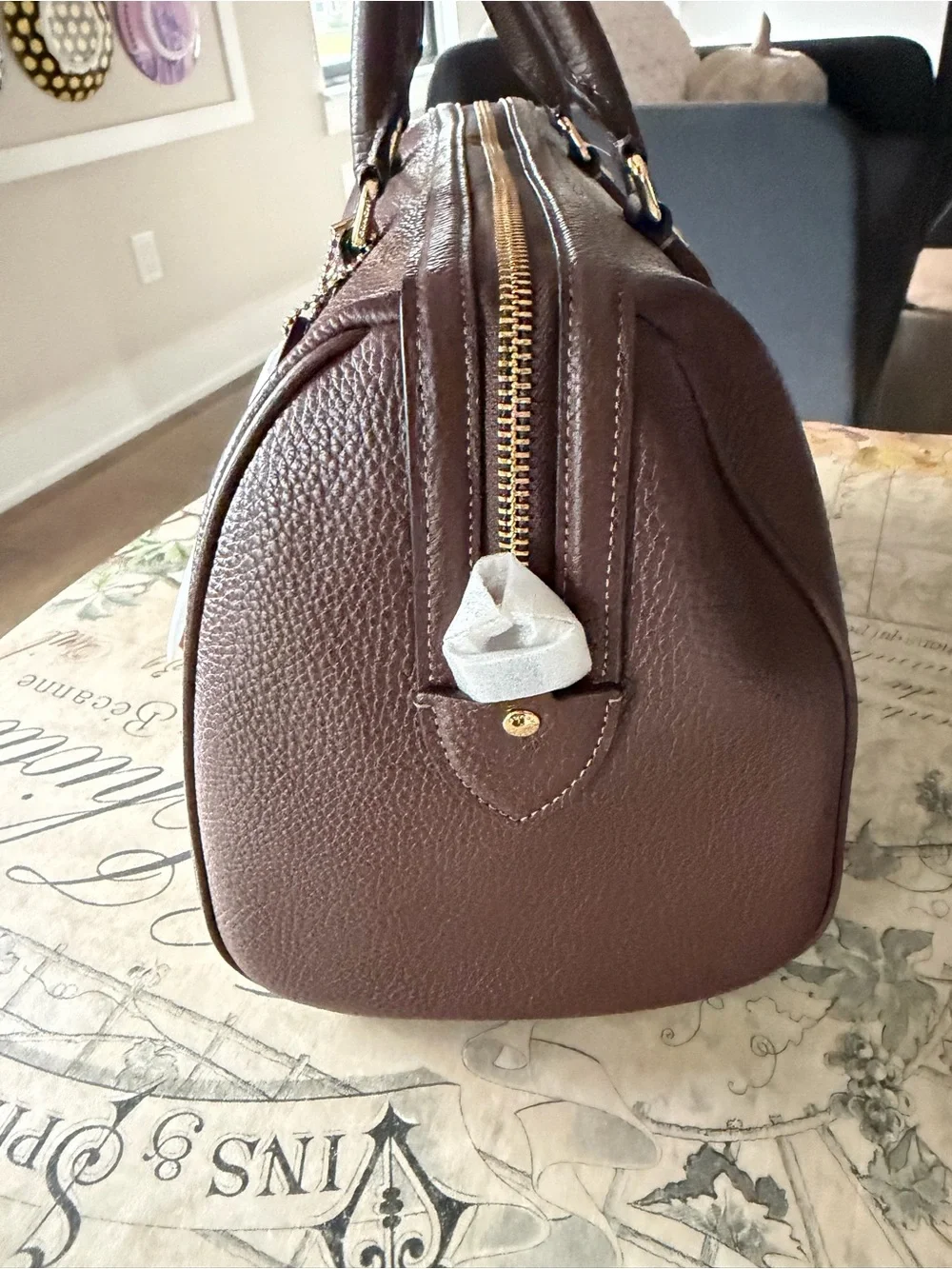 Coach Large Maple Rowan NWT